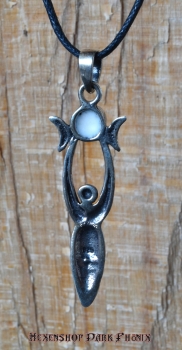 Hexenshop Dark Phönix Mondgöttin Circe Anhänger 925er Silber